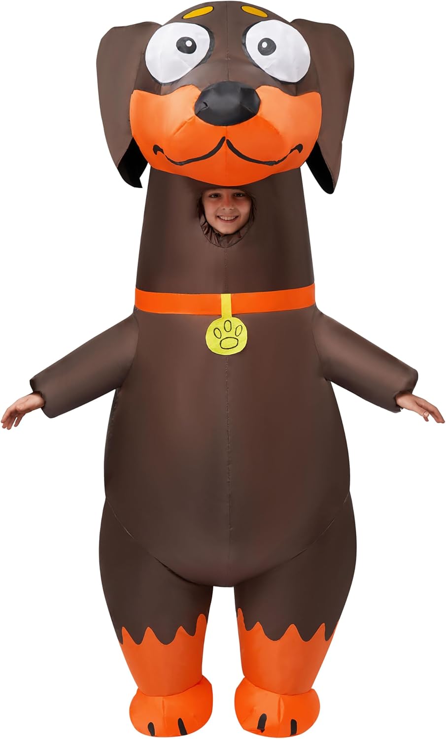 Spooktacular Creations Kids Halloween Inflatable Costumes, Dachshund Full Body Blow Up Costumes for Halloween Animal Cosplay Themed Party
