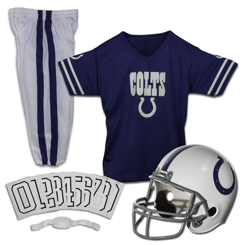 Franklin Sports NFL Youth Football Uniform Set for Boys & Girls - Includes Helmet, Jersey & Pants with Chinstrap + Numbers