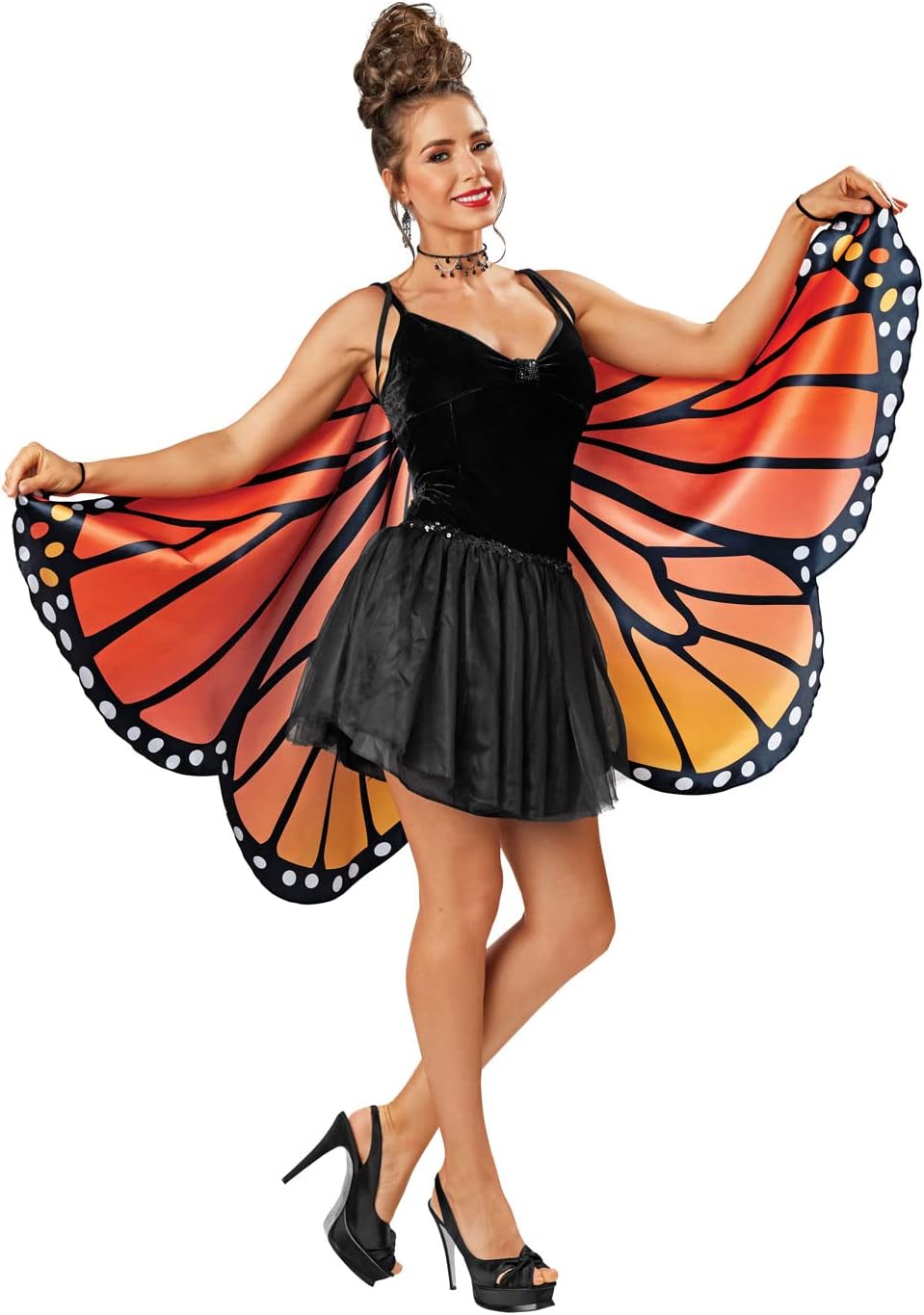 Seasons Adult Monarch Butterfly Cape Wings, One Size