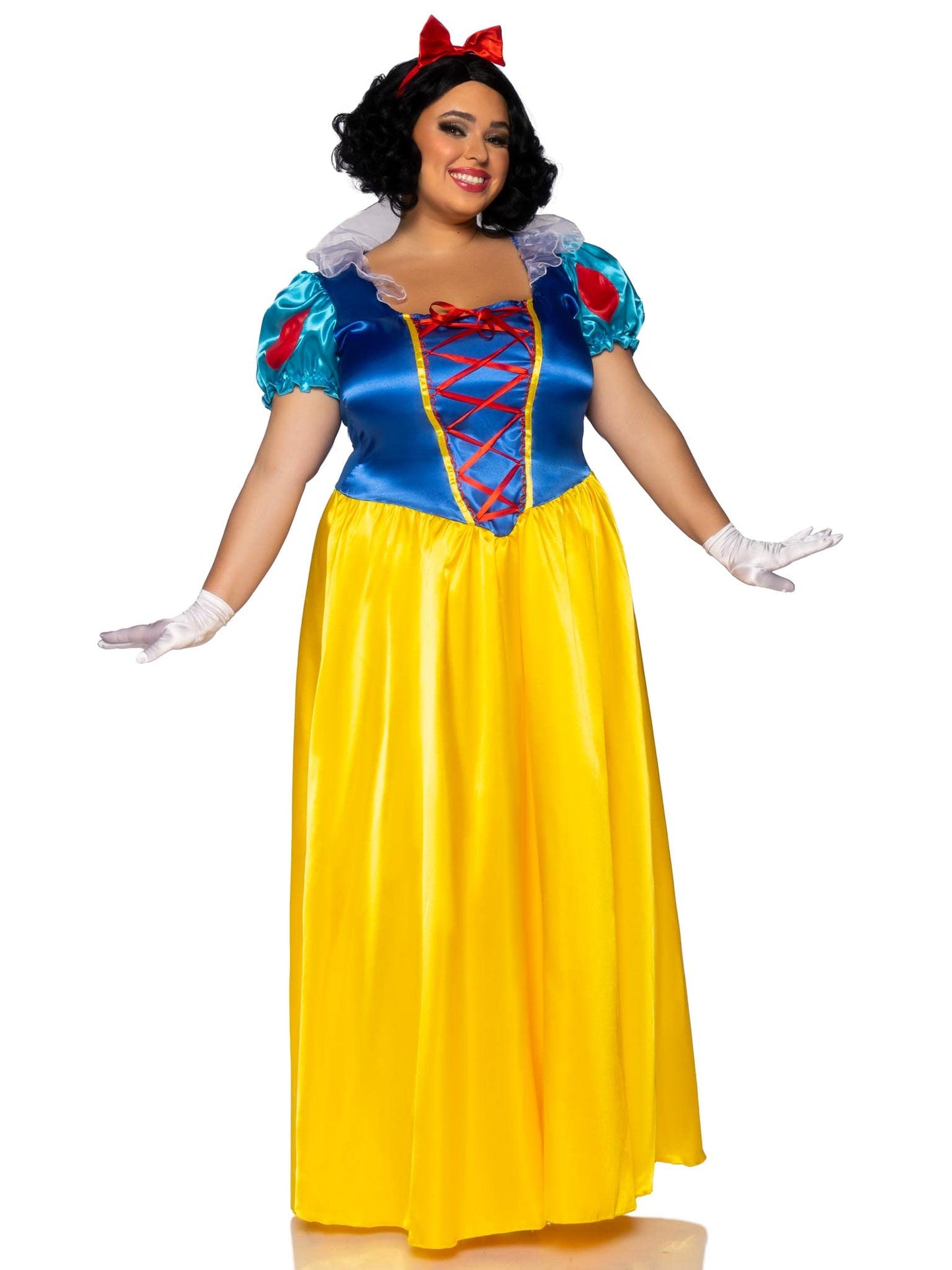 Leg Avenue Womens Classic Snow White Set Family Friend Full Length Princess Dress