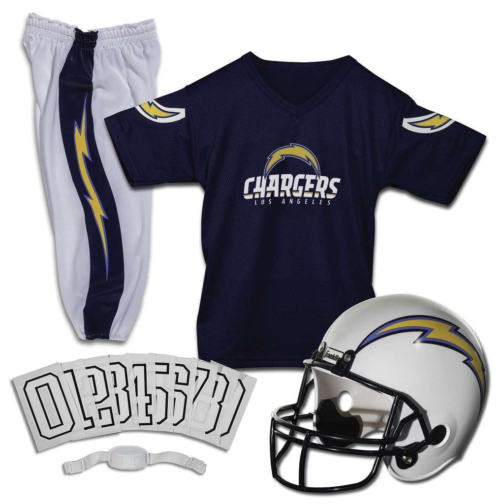 Franklin Sports NFL Youth Football Uniform Set for Boys & Girls - Includes Helmet, Jersey & Pants with Chinstrap + Numbers