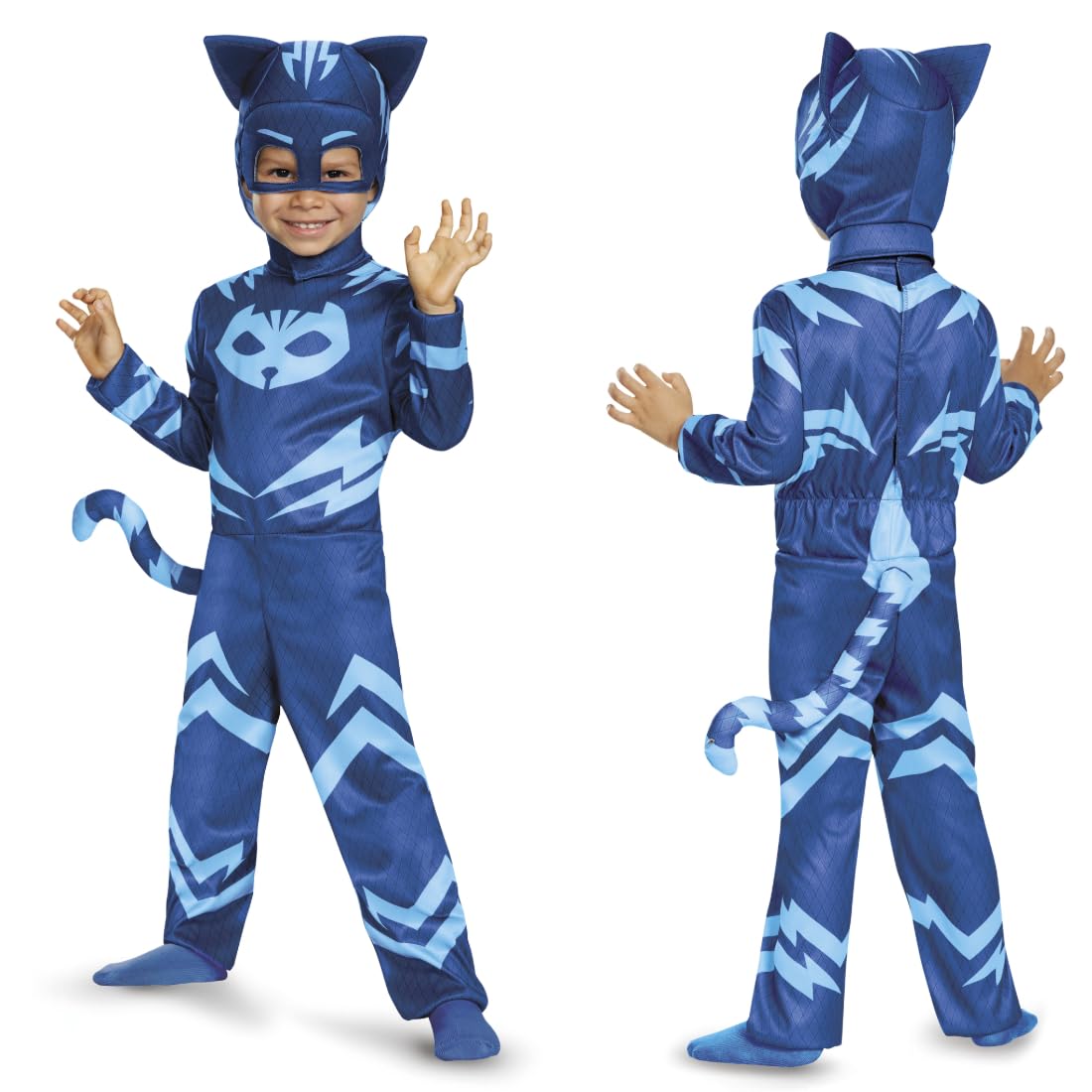 Disguise Catboy Costume for Kids, Official PJ Masks Costume Jumpsuit