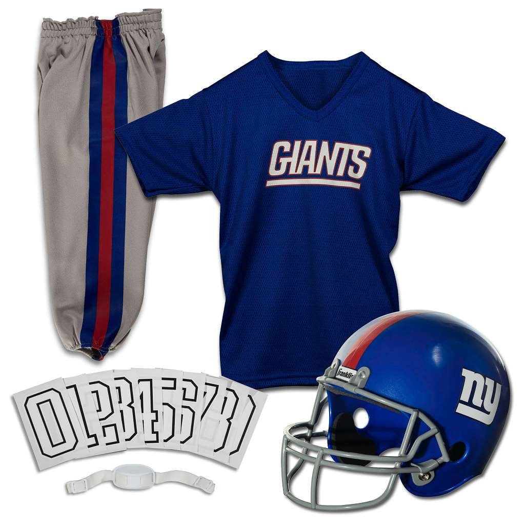 Franklin Sports NFL Youth Football Uniform Set for Boys & Girls - Includes Helmet, Jersey & Pants with Chinstrap + Numbers