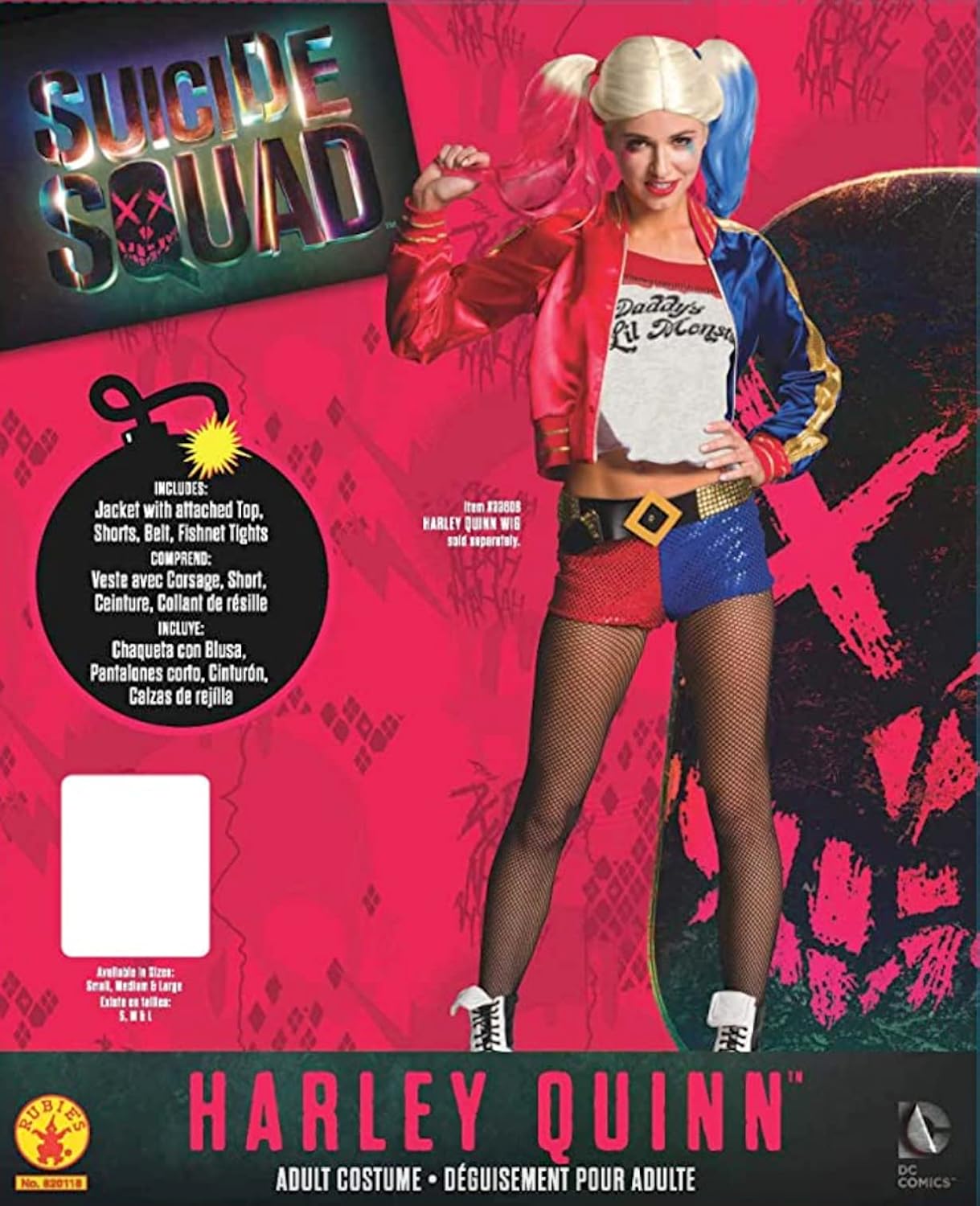Rubies Women's Suicide Squad Harley Quinn Deluxe Costume