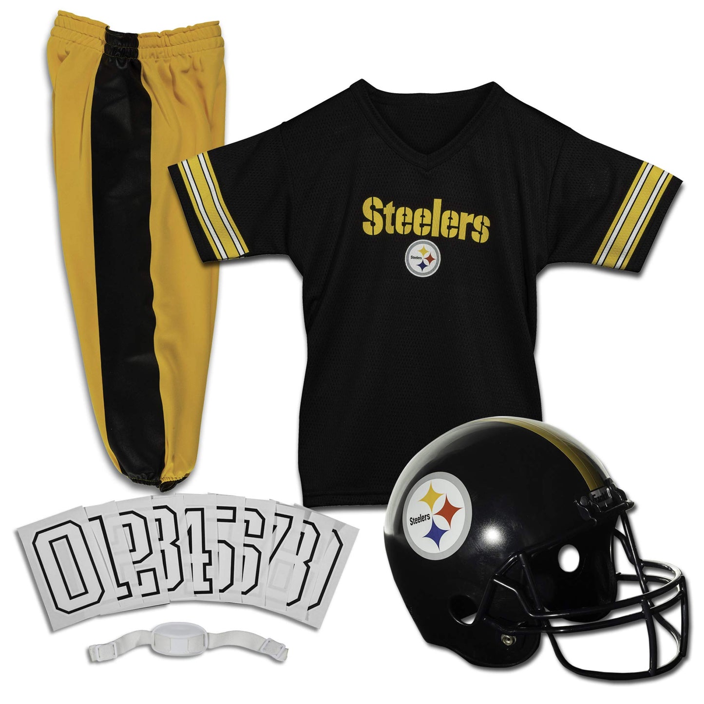 Franklin Sports NFL Youth Football Uniform Set for Boys & Girls - Includes Helmet, Jersey & Pants with Chinstrap + Numbers