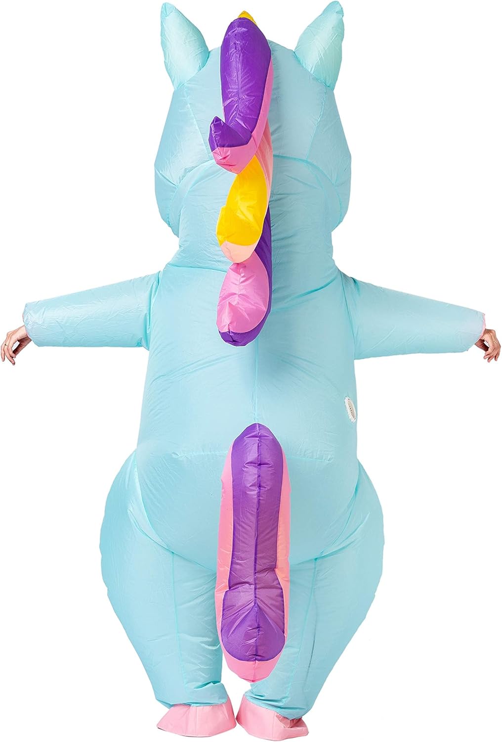 Spooktacular Creations Halloween Inflatable Costume, Full Body Unicorn Blow Up Costume for Adult Holiday Themed Cosplay Party