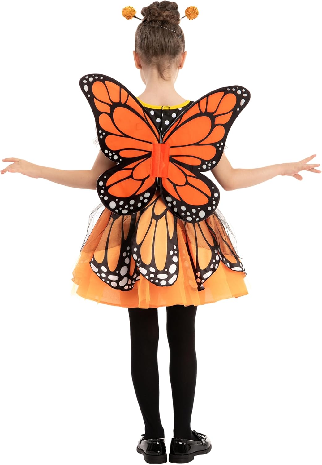 Spooktacular Creations Child Girls Butterfly Costume, Toddlers Butterfly Outfit w/Wings Headband for Kids Halloween Parties