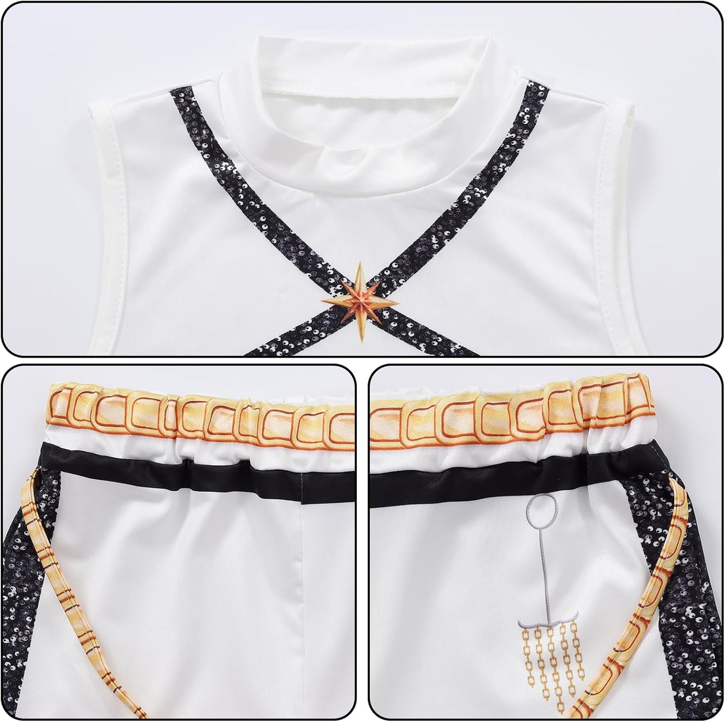 Demon Cosplay Hunters Pop Singer Costume Kids Golden 3-14Y Girls Toddler Halloween Costumes Stage Performance Outfit