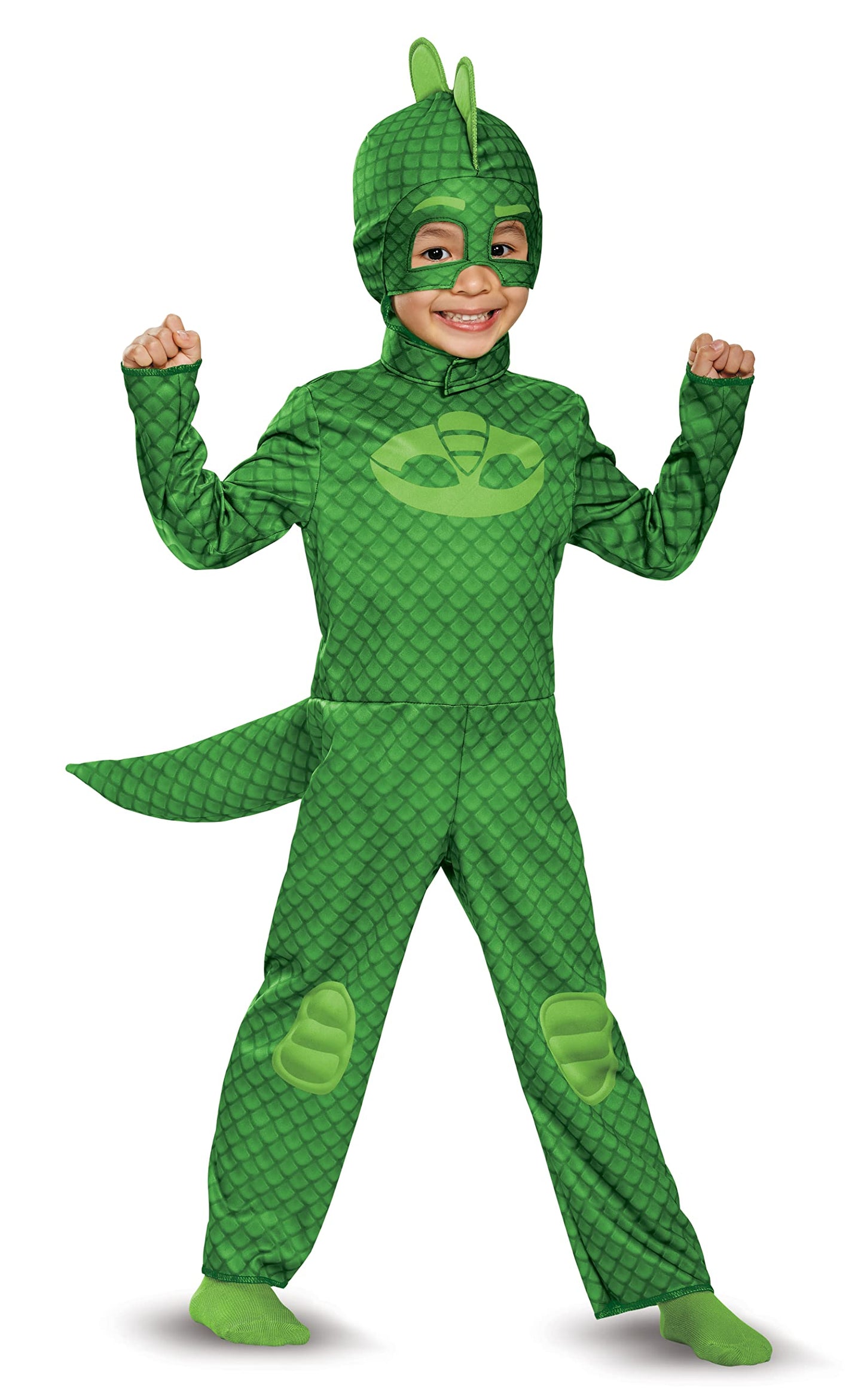 PJ Masks Gecko Costume for Toddlers, Official PJ Masks Costume Jumpsuit