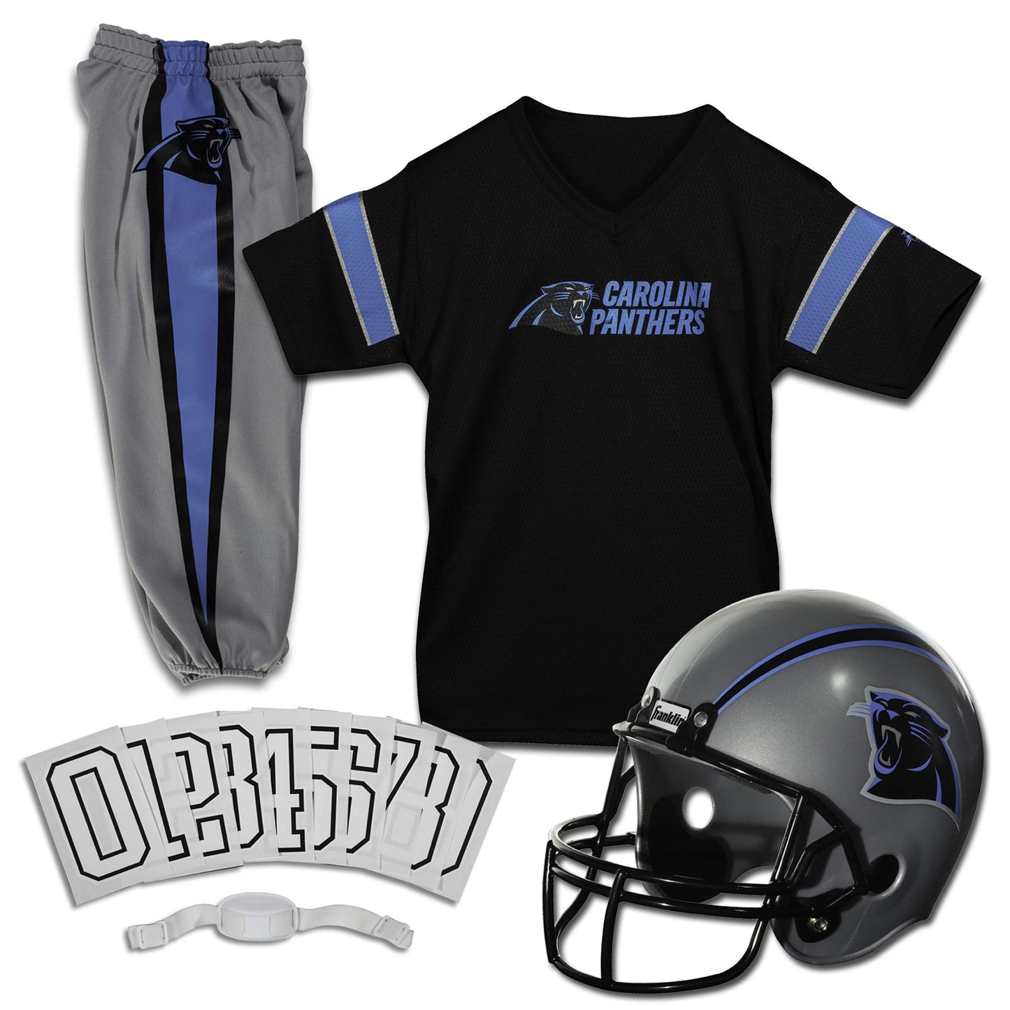 Franklin Sports NFL Youth Football Uniform Set for Boys & Girls - Includes Helmet, Jersey & Pants with Chinstrap + Numbers