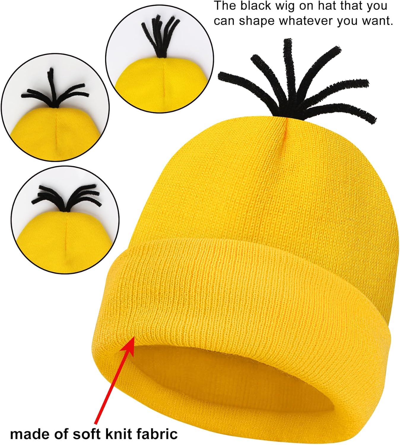 5 PCS Halloween Costume for Kids Girls,Goggles/Beanie/Tutu Skirt/Suspenders/Gloves Halloween Costume Accessories