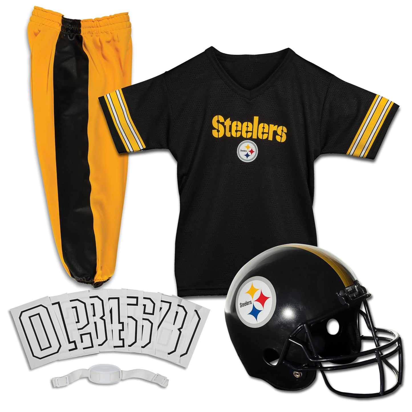 Franklin Sports NFL Youth Football Uniform Set for Boys & Girls - Includes Helmet, Jersey & Pants with Chinstrap + Numbers