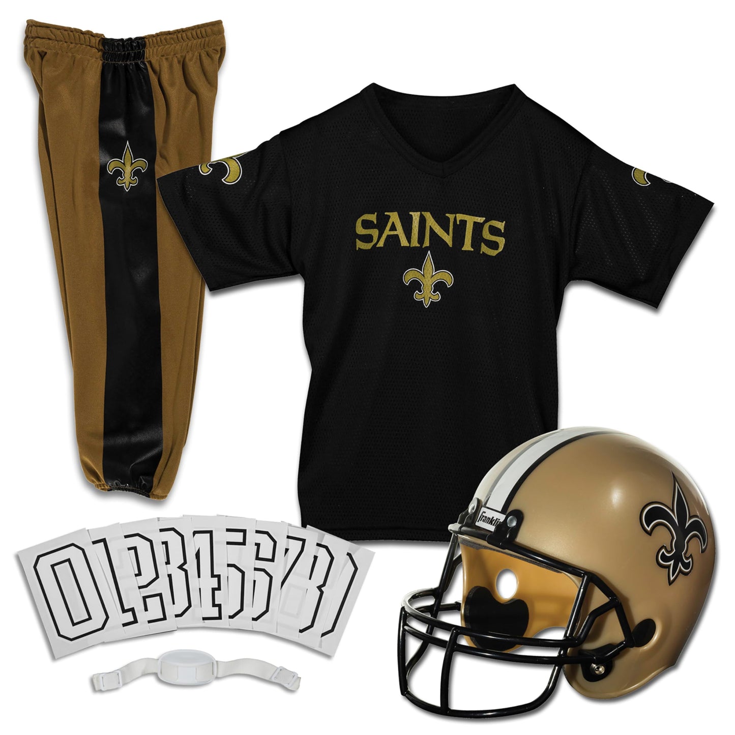 Franklin Sports NFL Youth Football Uniform Set for Boys & Girls - Includes Helmet, Jersey & Pants with Chinstrap + Numbers