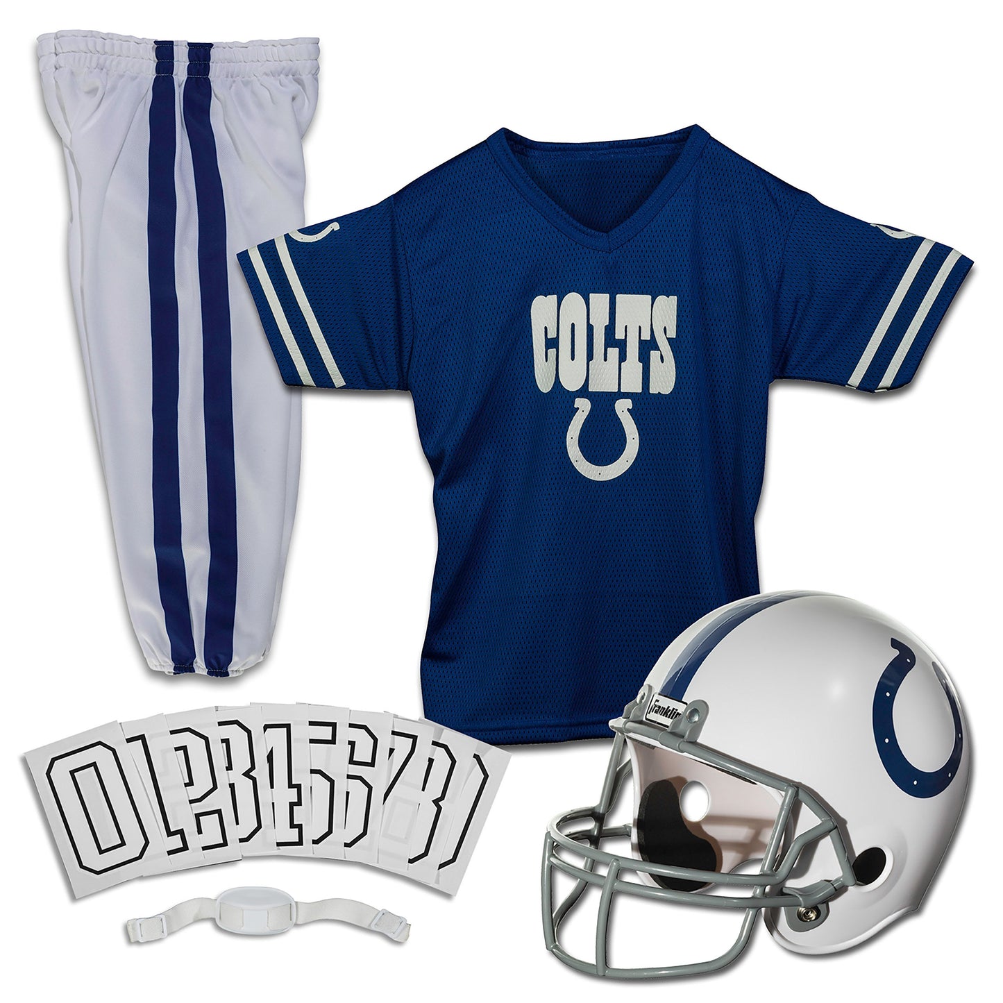 Franklin Sports NFL Youth Football Uniform Set for Boys & Girls - Includes Helmet, Jersey & Pants with Chinstrap + Numbers