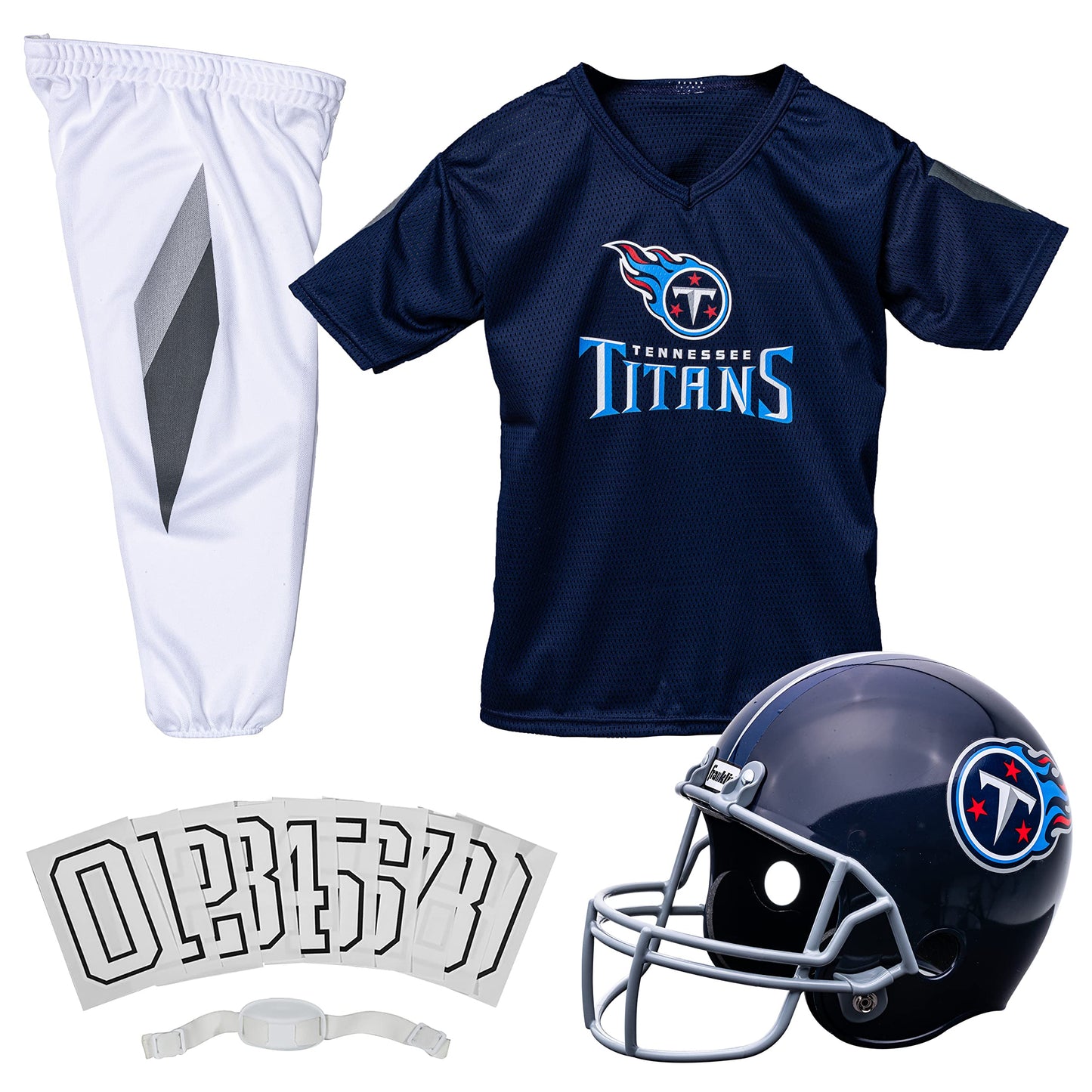 Franklin Sports NFL Youth Football Uniform Set for Boys & Girls - Includes Helmet, Jersey & Pants with Chinstrap + Numbers