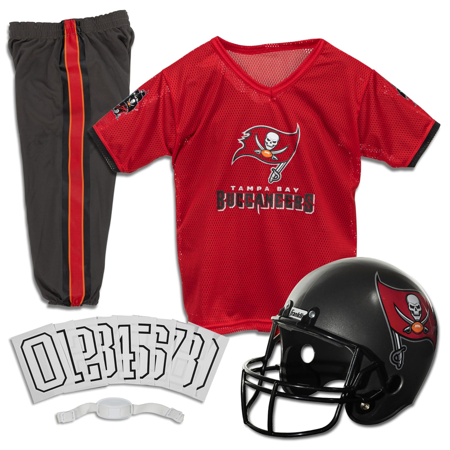 Franklin Sports NFL Youth Football Uniform Set for Boys & Girls - Includes Helmet, Jersey & Pants with Chinstrap + Numbers