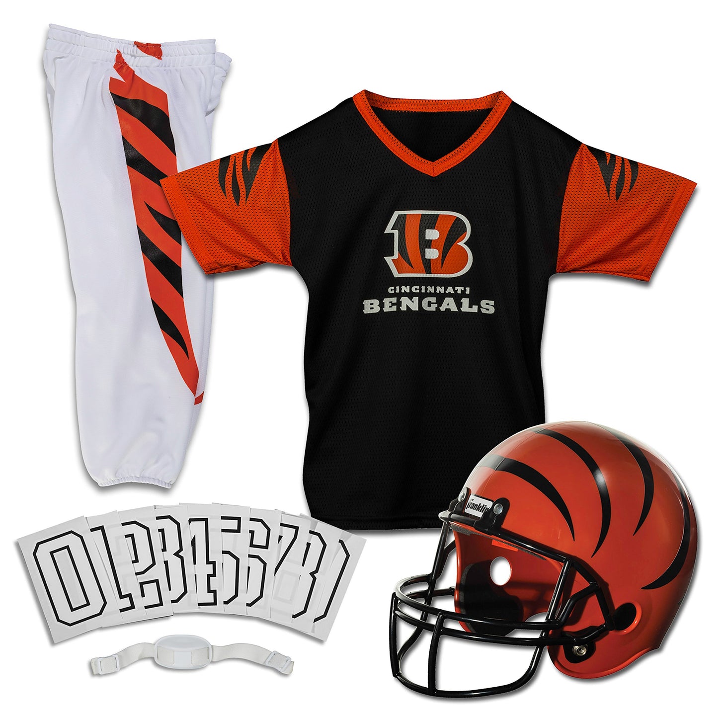 Franklin Sports NFL Youth Football Uniform Set for Boys & Girls - Includes Helmet, Jersey & Pants with Chinstrap + Numbers