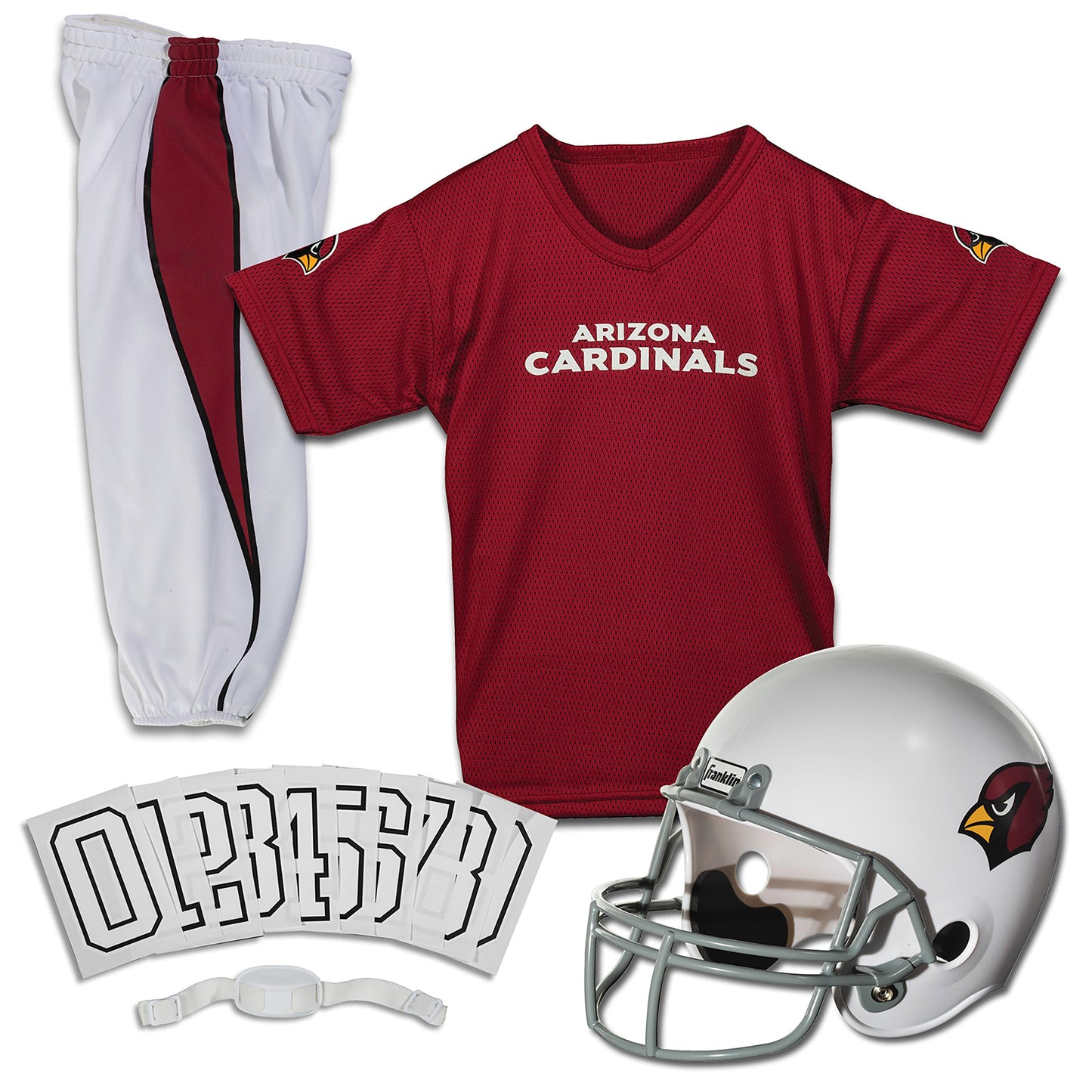 Franklin Sports NFL Youth Football Uniform Set for Boys & Girls - Includes Helmet, Jersey & Pants with Chinstrap + Numbers