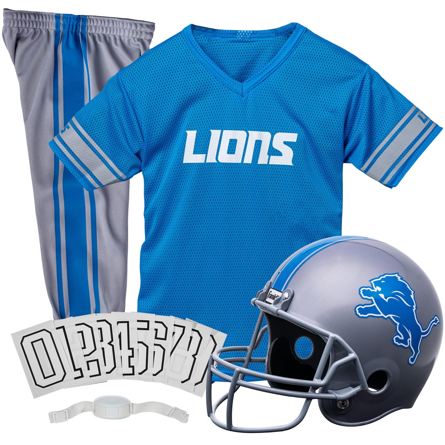 Franklin Sports NFL Youth Football Uniform Set for Boys & Girls - Includes Helmet, Jersey & Pants with Chinstrap + Numbers