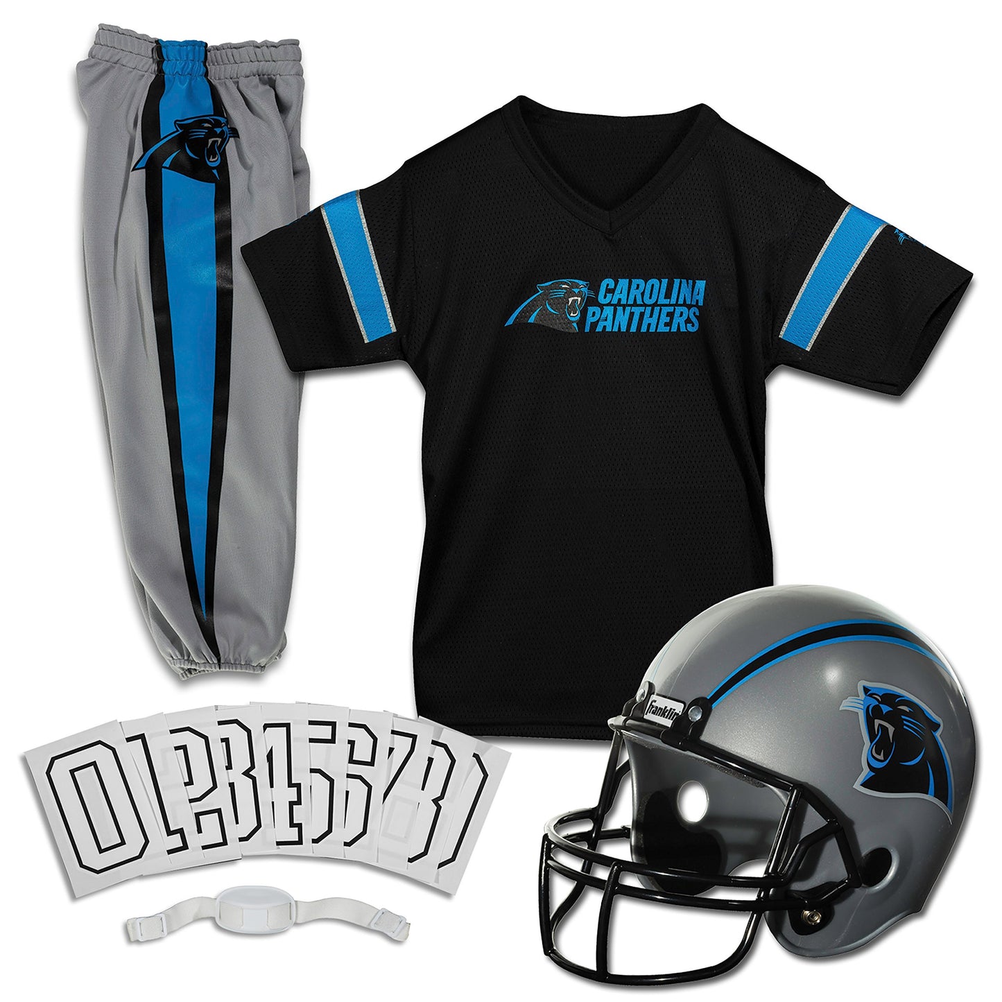 Franklin Sports NFL Youth Football Uniform Set for Boys & Girls - Includes Helmet, Jersey & Pants with Chinstrap + Numbers