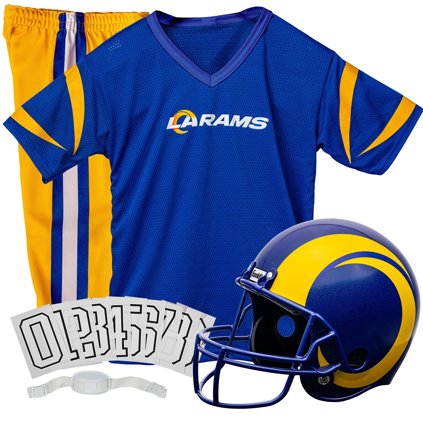 Franklin Sports NFL Youth Football Uniform Set for Boys & Girls - Includes Helmet, Jersey & Pants with Chinstrap + Numbers