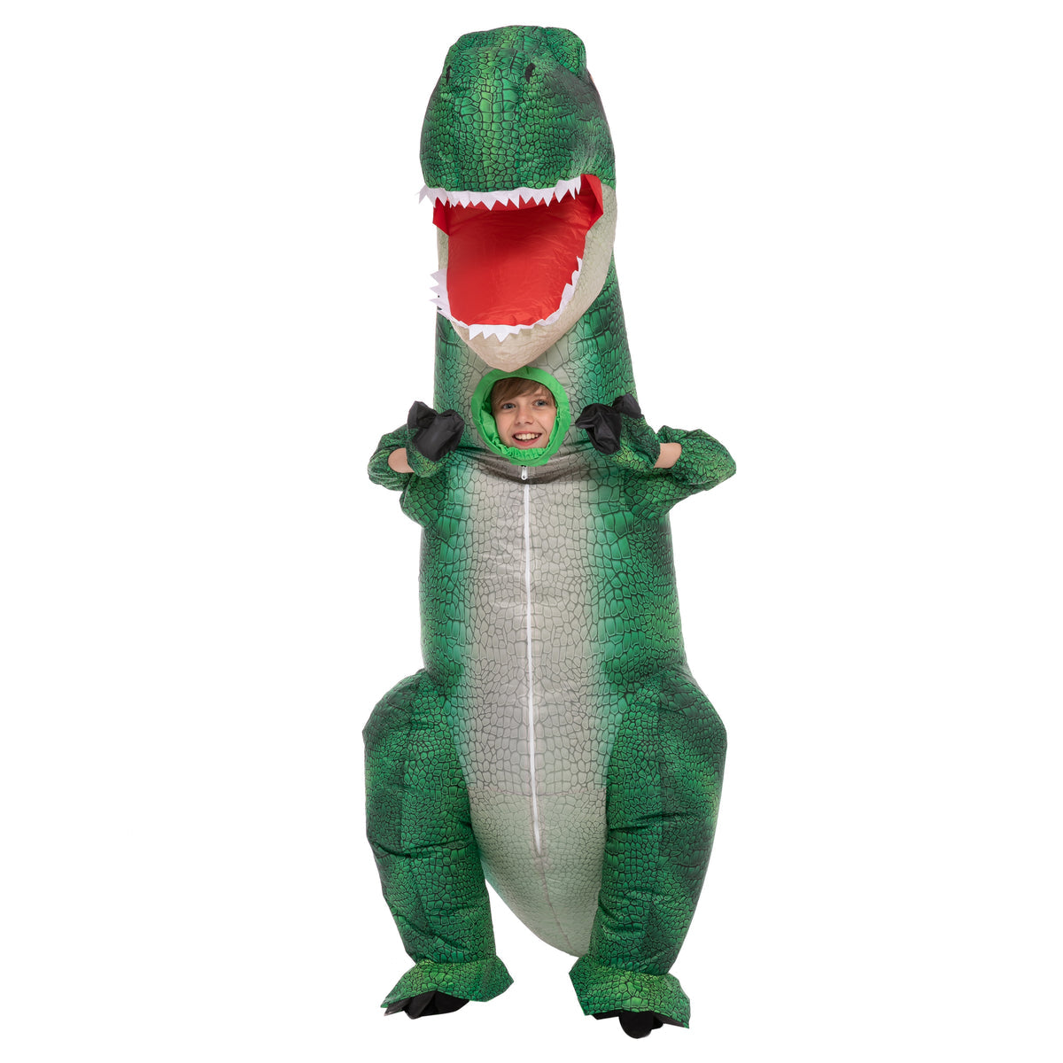 Inflatable full-body T-Rex costume