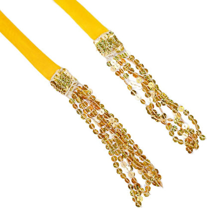 Women's Sequin Tassel Skirts Rave Fringe Hip Scarf for Festival