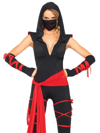 Leg Avenue Women's 4 Pc Deadly Ninja Costume