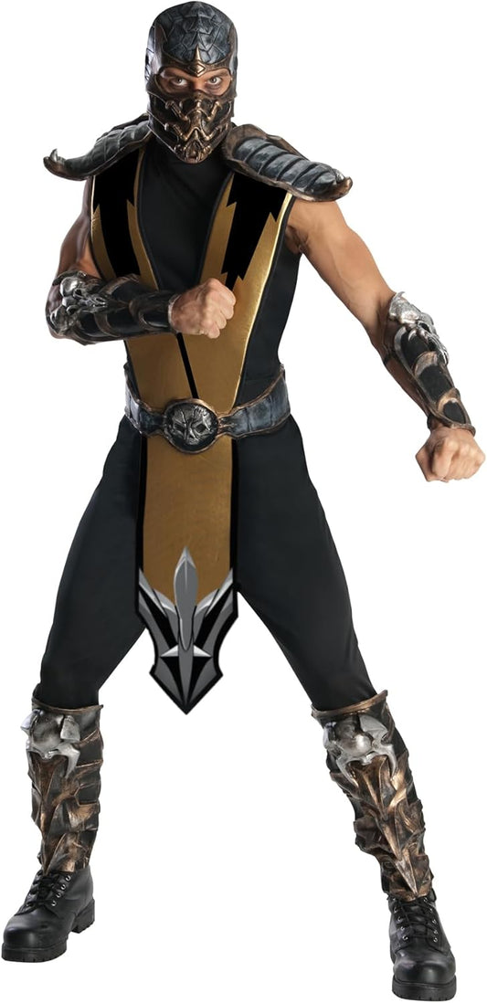 Rubies Mortal Kombat: Scorpion Costume for Adults, Men's Standard