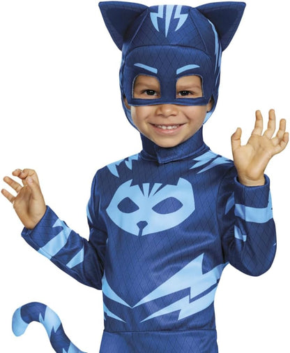 Disguise Catboy Costume for Kids, Official PJ Masks Costume Jumpsuit