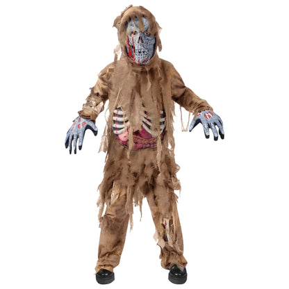 Spooktacular Creations Swamp Deluxe Skeleton Living Dead Zombie Costume for Halloween Kids Monster Role-Playing