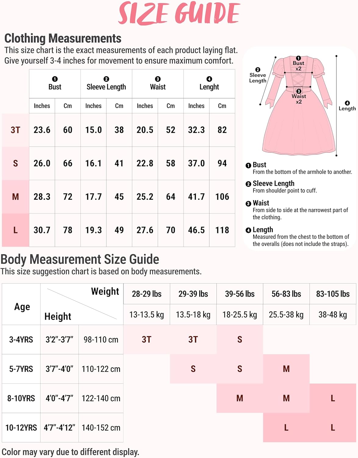 Spooktacular Creations Witch Costume Kids, Light Up Halloween Costumes Witch Dress with Hat and Broom for Girls, Sweet Wizard Set for Toddler Scary Halloween Themed Parties, Pink, S