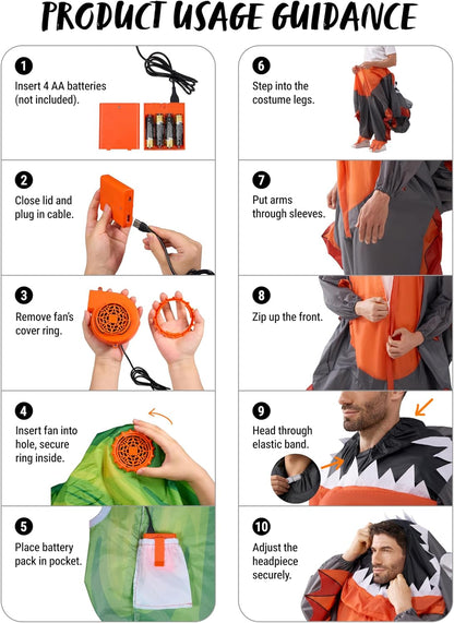 Spooktacular Creations Kids Halloween Inflatable Costumes, Dachshund Full Body Blow Up Costumes for Halloween Animal Cosplay Themed Party