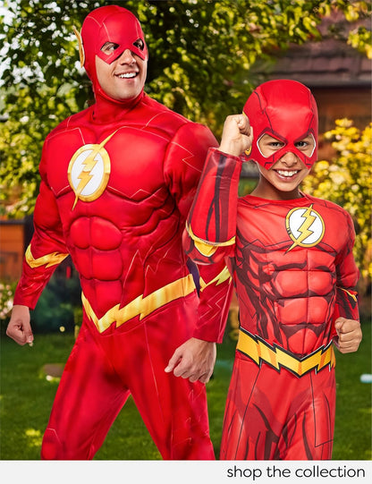 Rubie's Costume DC Superheroes Flash Deluxe Child Costume
