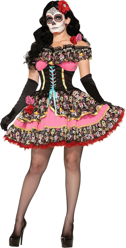 Rubies Women's Day of Dead Senorita Costume