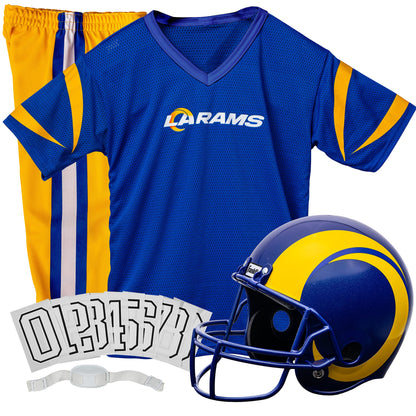 Franklin Sports NFL Youth Football Uniform Set for Boys & Girls - Includes Helmet, Jersey & Pants with Chinstrap + Numbers