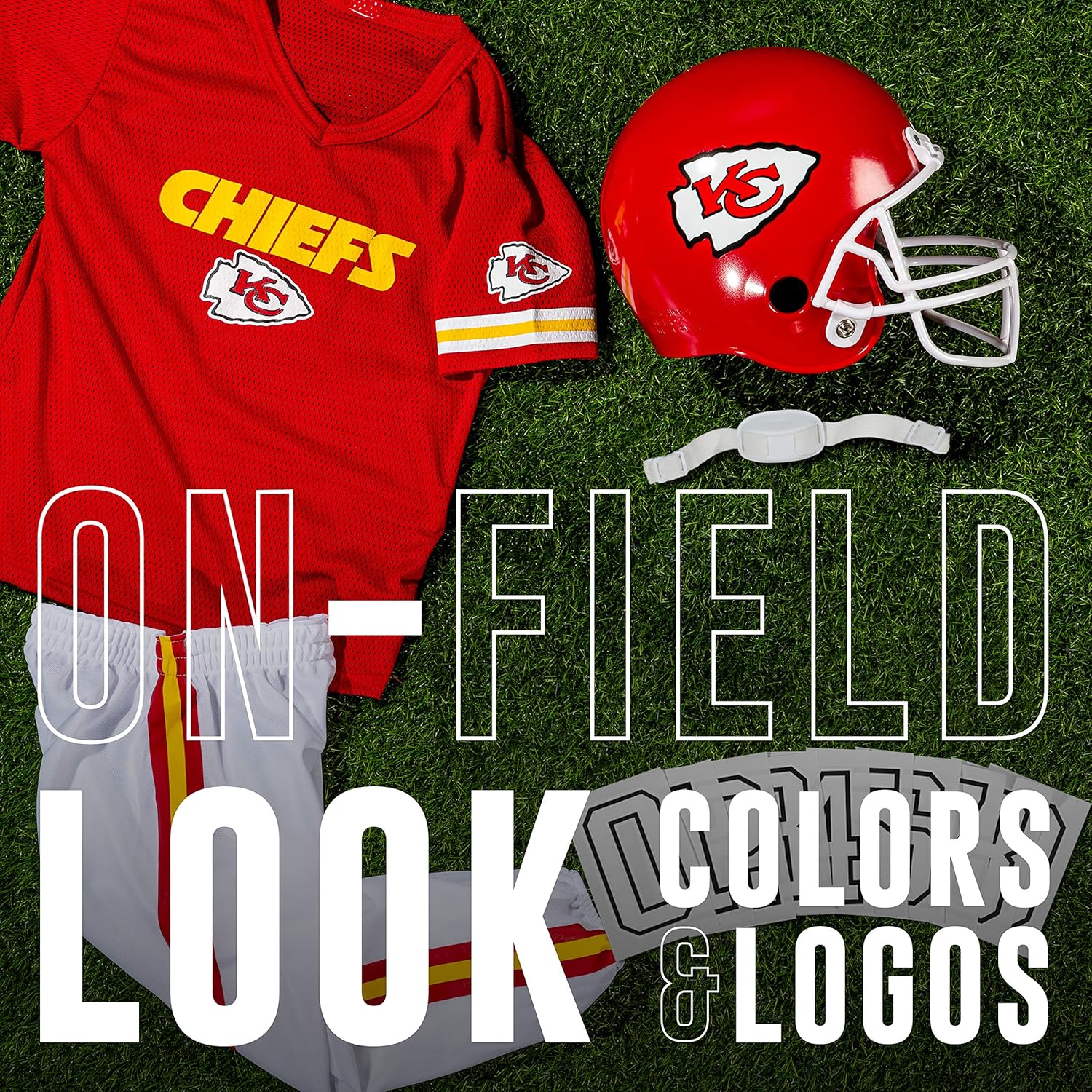 Franklin Sports NFL Youth Football Uniform Set for Boys & Girls - Includes Helmet, Jersey & Pants with Chinstrap + Numbers