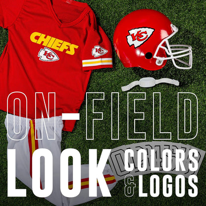 Franklin Sports NFL Youth Football Uniform Set for Boys & Girls - Includes Helmet, Jersey & Pants with Chinstrap + Numbers