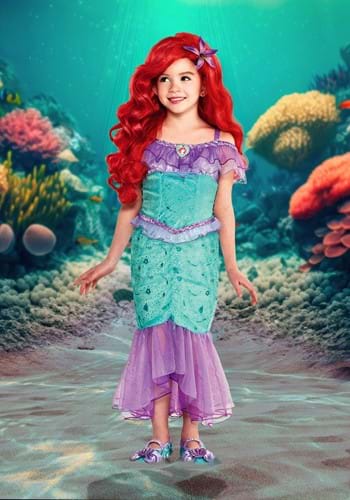 Little Mermaid Ariel costume for girls mermaid princess dress
